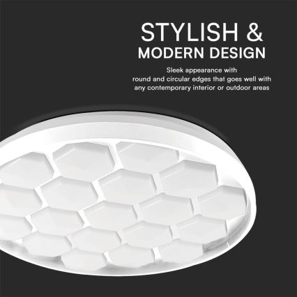 Iluminação de teto LED com regulação LED/60W/230V 3000/4000/6500K + comando
