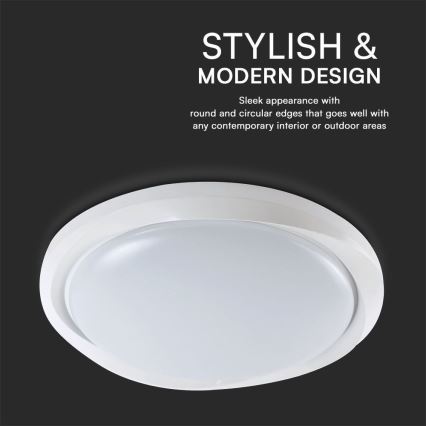 Iluminação de teto LED com regulação LED/60W/230V 3000-6500K 49,2 cm branco + comando