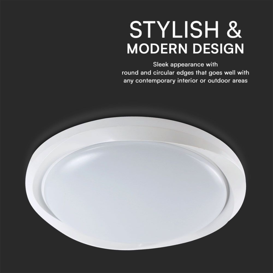 Iluminação de teto LED com regulação LED/60W/230V 3000-6500K 49,2 cm branco + comando
