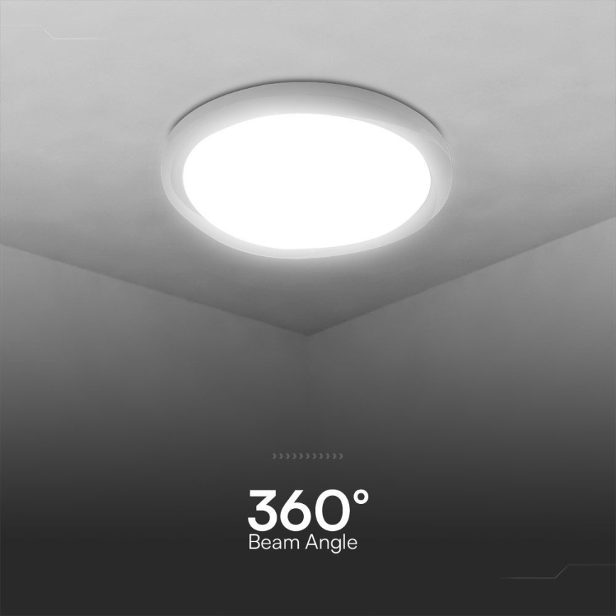 Iluminação de teto LED com regulação LED/60W/230V 3000-6500K 49,2 cm branco + comando