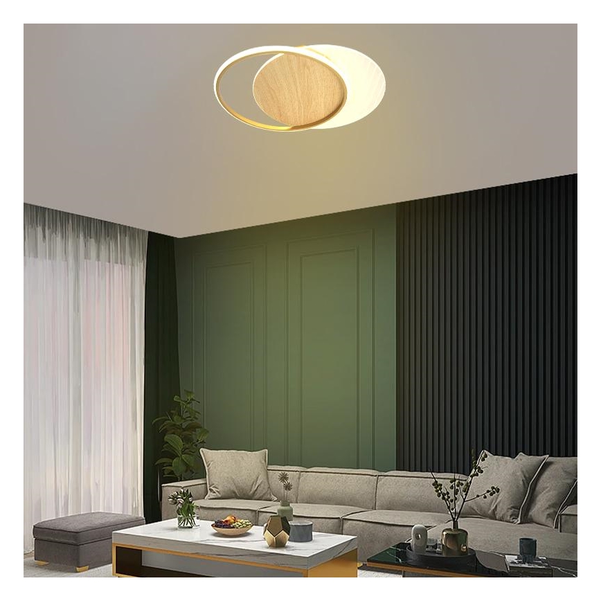 Iluminação de teto LED com regulação LED/60W/230V 3000-6500K + comando