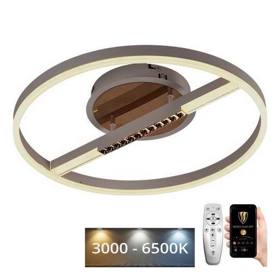 Iluminação de teto LED com regulação LED/60W/230V 3000-6500K + comando
