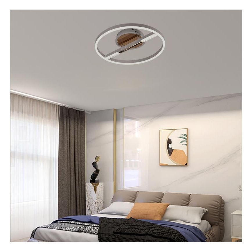 Iluminação de teto LED com regulação LED/60W/230V 3000-6500K + comando