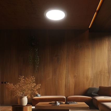 Iluminação de teto LED com regulação LED/60W/230V 3000-6500K + comando