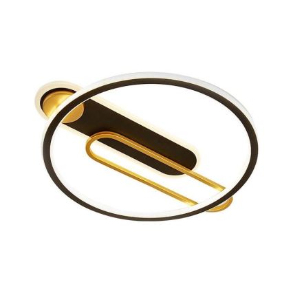 Iluminação de teto LED com regulação LED/60W/230V 3000-6500K preto + comando
