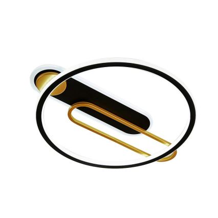 Iluminação de teto LED com regulação LED/60W/230V 3000-6500K preto + comando