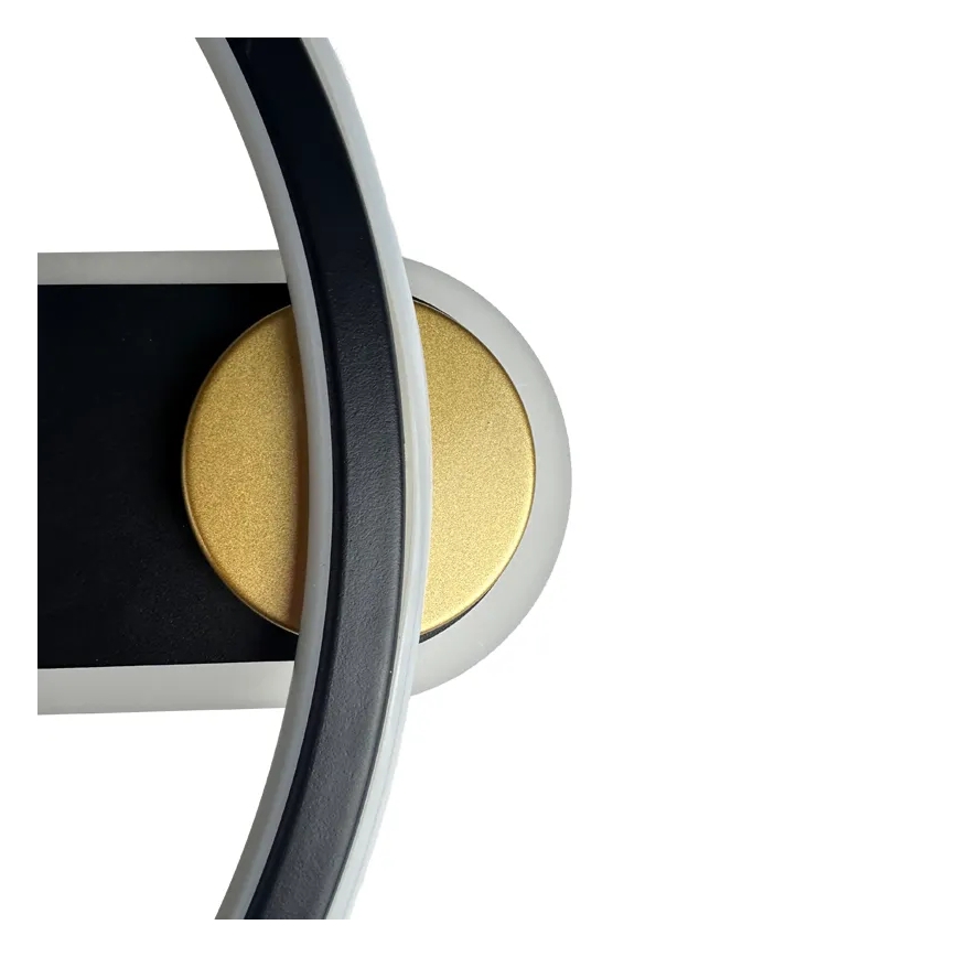 Iluminação de teto LED com regulação LED/60W/230V 3000-6500K preto + comando