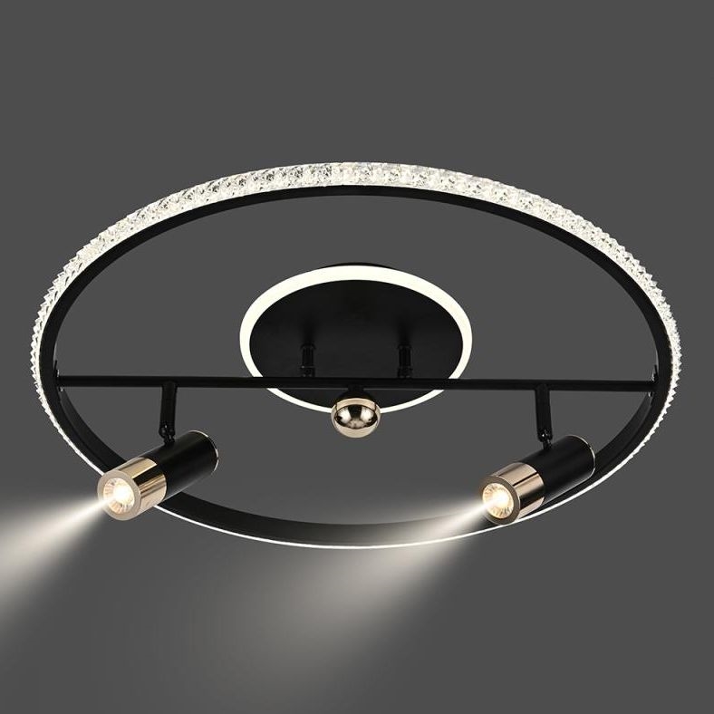 Iluminação de teto LED com regulação LED/60W/230V 3000-6500K preto + comando