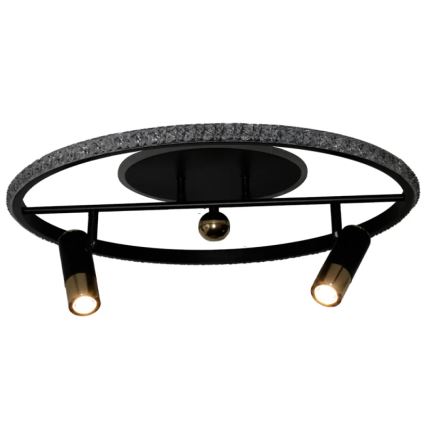 Iluminação de teto LED com regulação LED/60W/230V 3000-6500K preto + comando