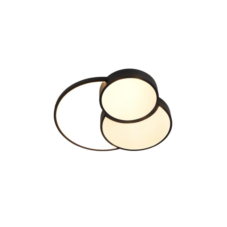 Iluminação de teto LED com regulação LED/60W/230V 3000-6500K preto + comando