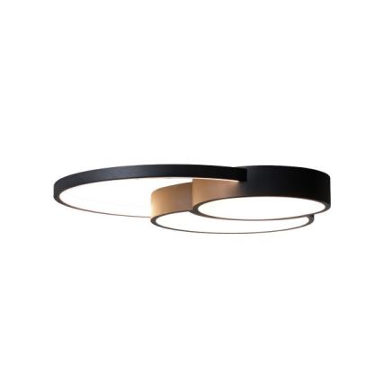 Iluminação de teto LED com regulação LED/60W/230V 3000-6500K preto + comando