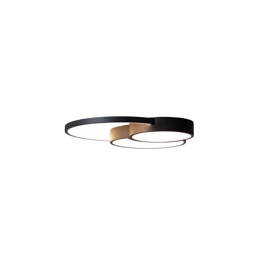Iluminação de teto LED com regulação LED/60W/230V 3000-6500K preto + comando