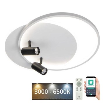 Iluminação de teto LED com regulação LED/65W/230V 3000-6500K branco + comando