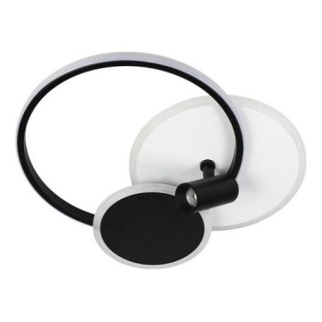 Iluminação de teto LED com regulação LED/65W/230V 3000-6500K branco/preto + comando