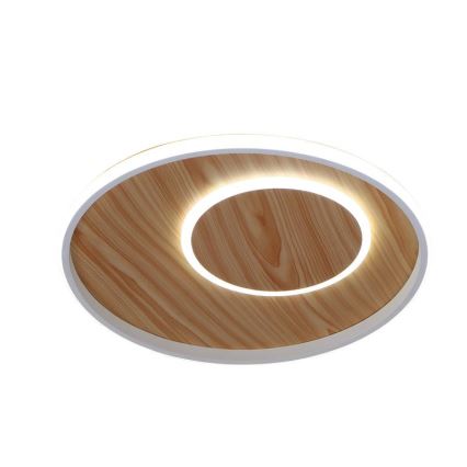 Iluminação de teto LED com regulação LED/65W/230V 3000-6500K castanho + comando