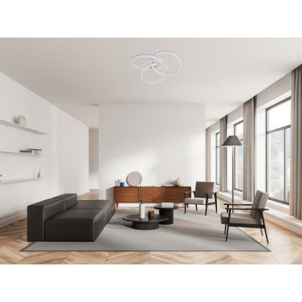 Iluminação de teto LED com regulação LED/70W/230V 3000-6500K branco + comando