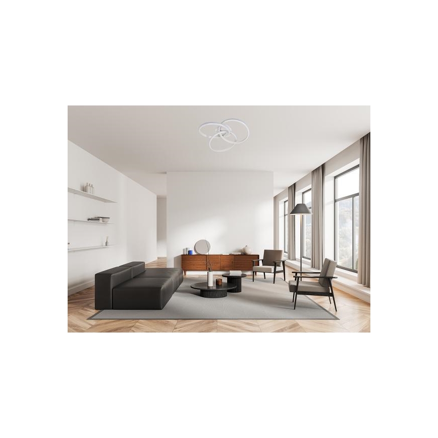 Iluminação de teto LED com regulação LED/70W/230V 3000-6500K branco + comando
