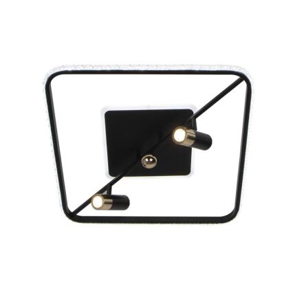 Iluminação de teto LED com regulação LED/70W/230V 3000-6500K preto + comando