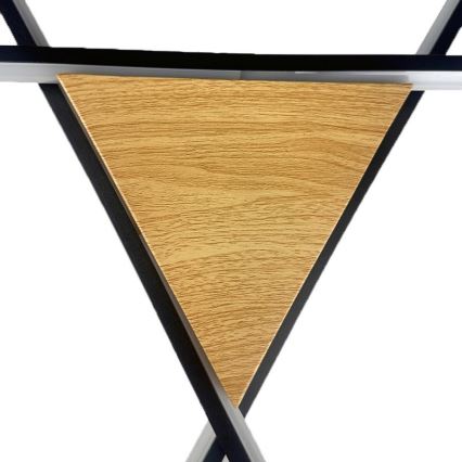 Iluminação de teto LED com regulação LED/75W/230V 3000-6500K castanho/preto + comando
