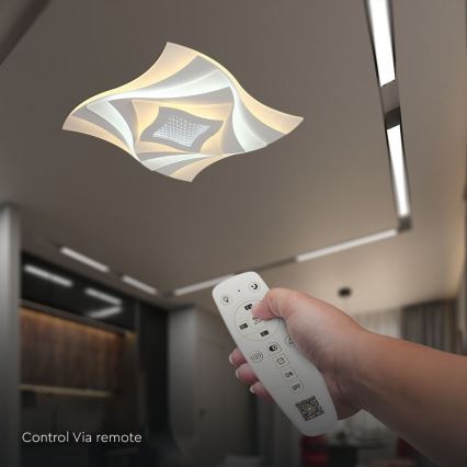 Iluminação de teto LED com regulação LED/75W/230V 3000-6500K + comando
