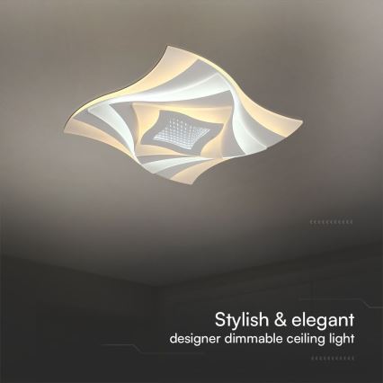 Iluminação de teto LED com regulação LED/75W/230V 3000-6500K + comando