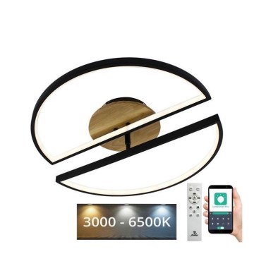 Iluminação de teto LED com regulação LED/75W/230V 3000-6500K faia + comando