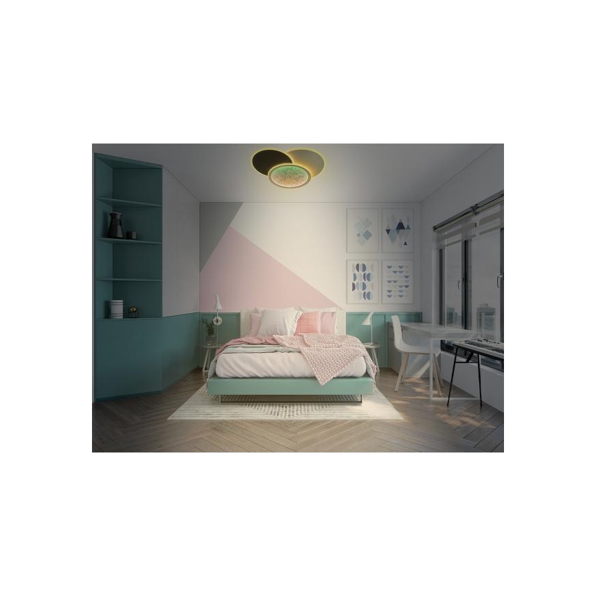 Iluminação de teto LED com regulação LED/80W/230V 3000-6500K branco + comando