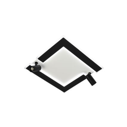 Iluminação de teto LED com regulação LED/80W/230V 3000-6500K preto + comando