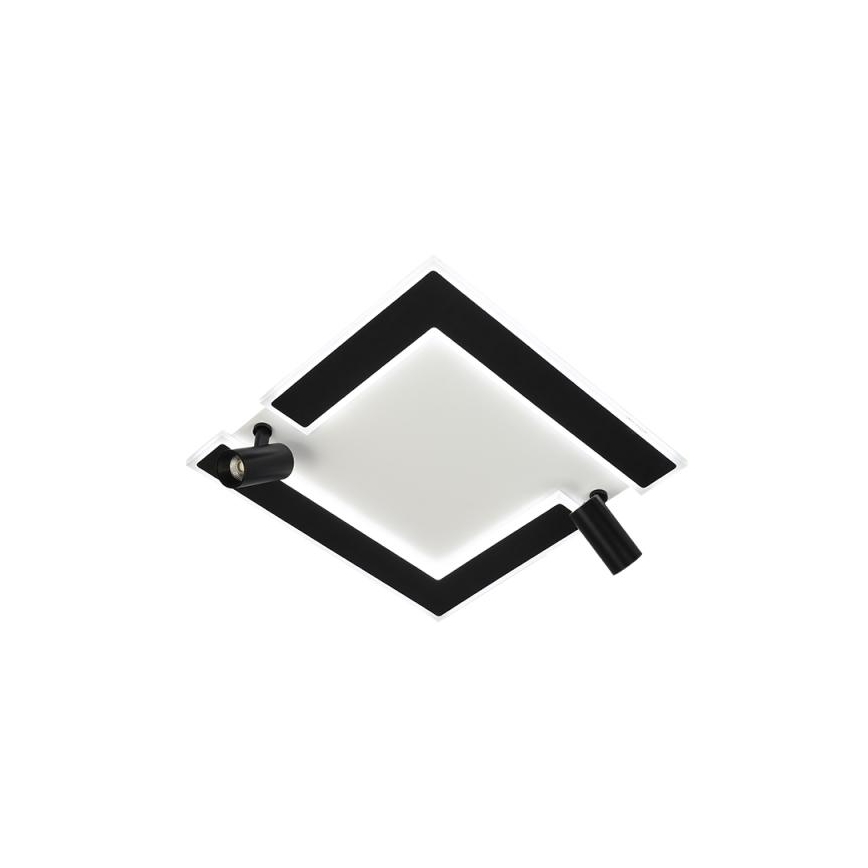 Iluminação de teto LED com regulação LED/80W/230V 3000-6500K preto + comando