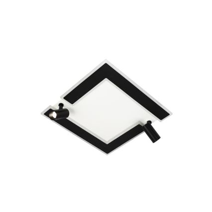 Iluminação de teto LED com regulação LED/80W/230V 3000-6500K preto + comando