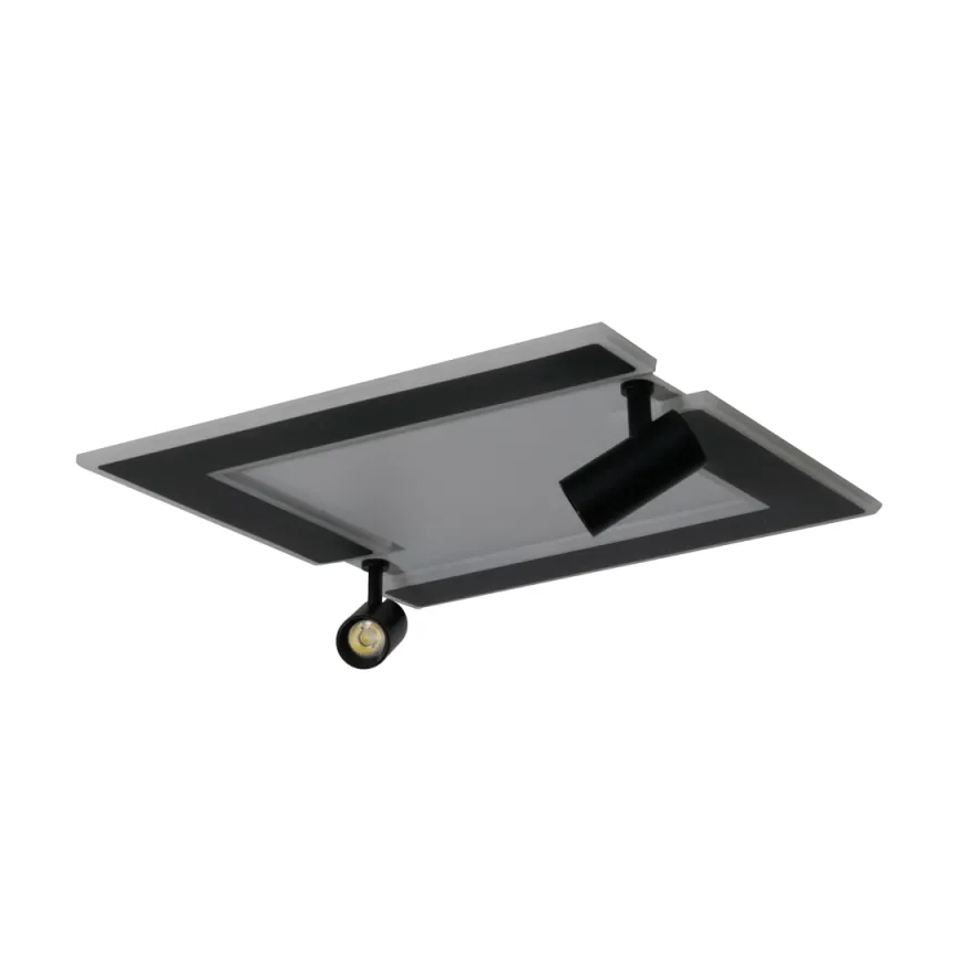 Iluminação de teto LED com regulação LED/80W/230V 3000-6500K preto + comando