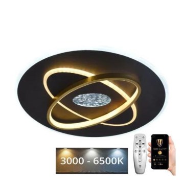 Iluminação de teto LED com regulação LED/80W/230V 3000-6500K preto + controlo remoto