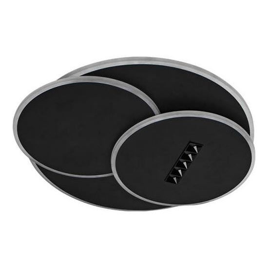 Iluminação de teto LED com regulação LED/90W/230V 3000-6500K preto + comando