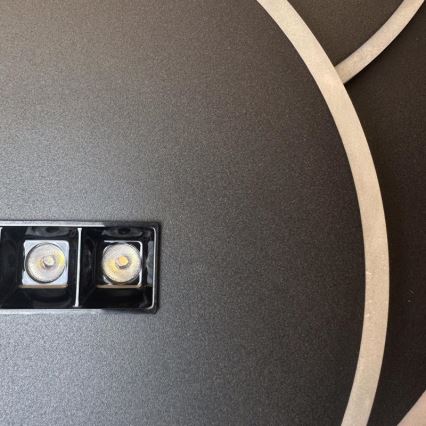Iluminação de teto LED com regulação LED/90W/230V 3000-6500K preto + comando