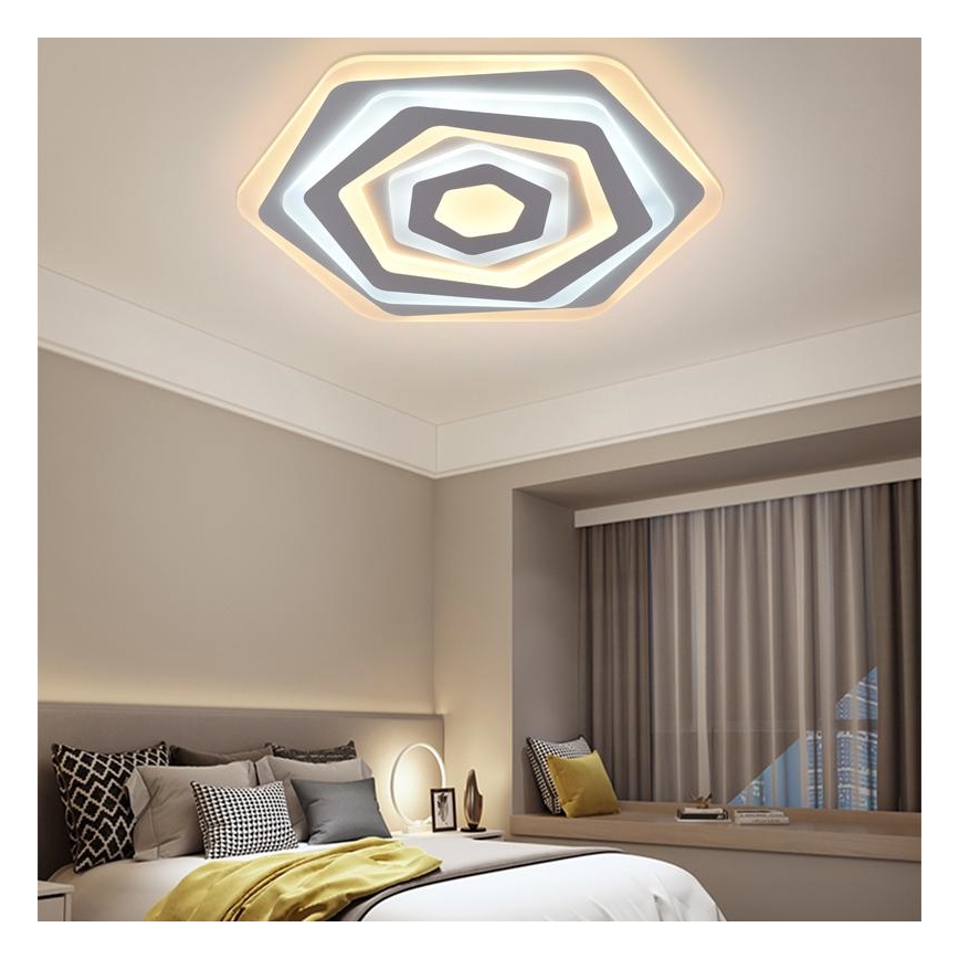 Iluminação de teto LED com regulação LED/95W/230V 3000-6500K + controlo remoto