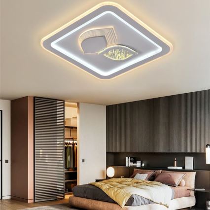 Iluminação de teto LED com regulação LED/95W/230V 3000-6500K + controlo remoto