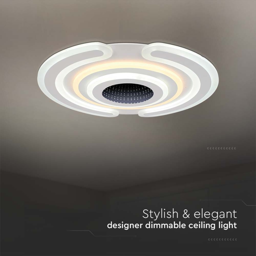 Iluminação de teto LED com regulação LED/95W/230V 3000-6500K + controlo remoto