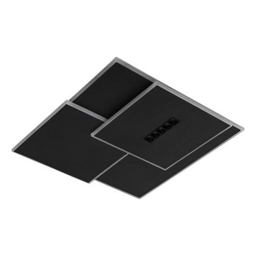 Iluminação de teto LED com regulação LED/95W/230V 3000-6500K preto + comando