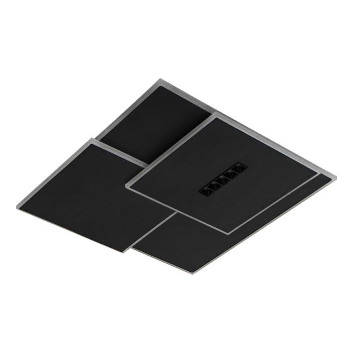 Iluminação de teto LED com regulação LED/95W/230V 3000-6500K preto + comando