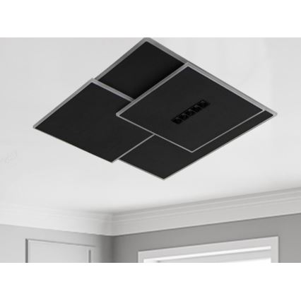 Iluminação de teto LED com regulação LED/95W/230V 3000-6500K preto + comando