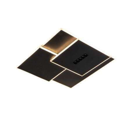 Iluminação de teto LED com regulação LED/95W/230V 3000-6500K preto + comando