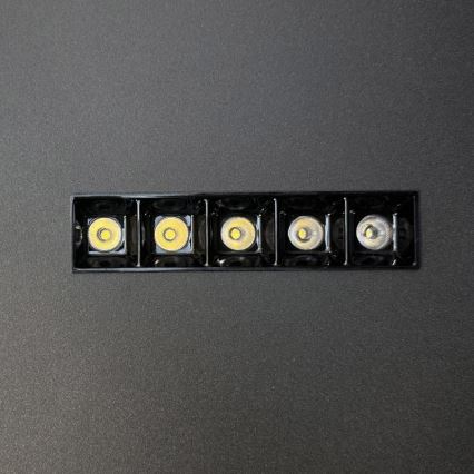 Iluminação de teto LED com regulação LED/95W/230V 3000-6500K preto + comando