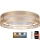 Iluminação de teto LED com regulação LIMA LED/36W/230V 2700-6500K Wi-Fi Tuya + controlo remoto dourada