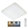 Iluminação de teto LED com regulação MANA LED/60W/230V 2700-6500K 53x53 cm + comando