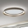 Iluminação de teto LED com regulação MANTA LED/38W/230V 2700/3000/4000K diâmetro 45 cm castanho