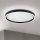 Iluminação de teto LED com regulação MASCA LED/36W/230V 2700/3350/4000K diâmetro 40 cm preto