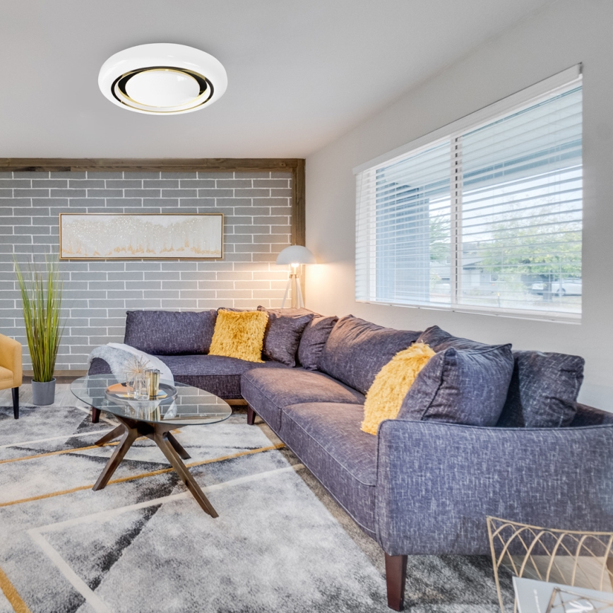 Iluminação de teto LED com regulação MEGAN LED/48W/230V 3000-6000K + controlo remoto