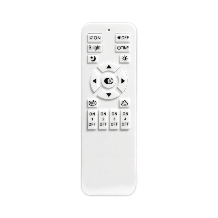 Iluminação de teto LED com regulação NOVA LED/54W/230V 3000-6500K preto + controlo remoto