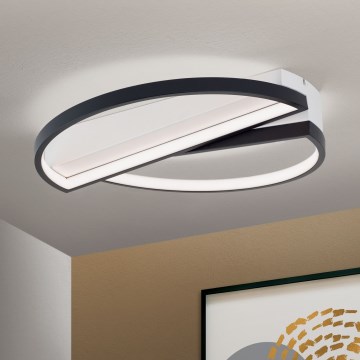 Iluminação de teto LED com regulação OLGA LED/28W/230V preto/branco