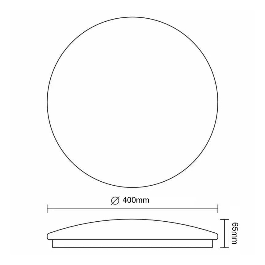 Iluminação de teto LED com regulação OPAL LED/36W/230V 3000-6500K + controlo remoto